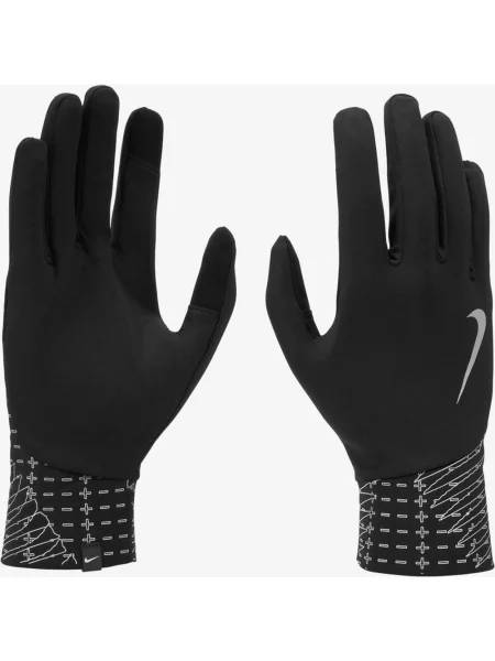 Rękawiczki nike pacer therma-fit czarno S białe
