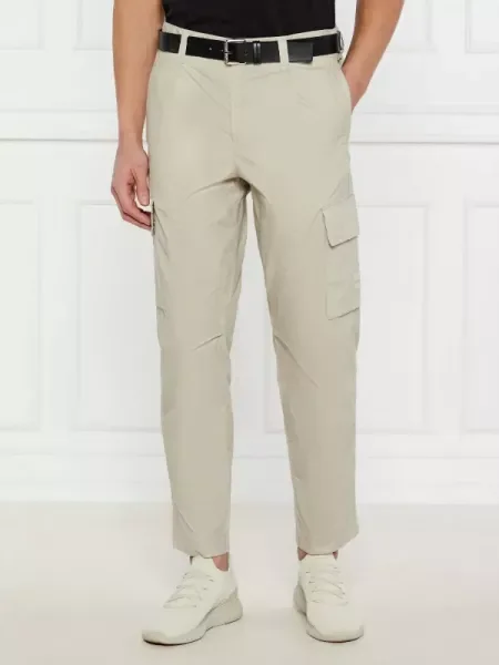 BOSS ORANGE Cargo nadrág Sisla | Tapered fit bézs