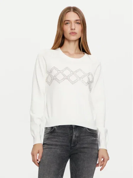 Liu Jo Sport Pulover alb