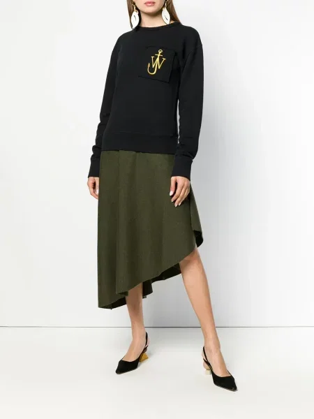 Hanorac Jw Anderson cu autograf negru