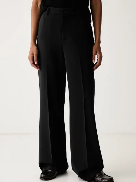 Lauren Ralph Lauren pantaloni straight pentru femei negru