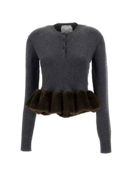 Pulover Stella Mccartney nurcă gri