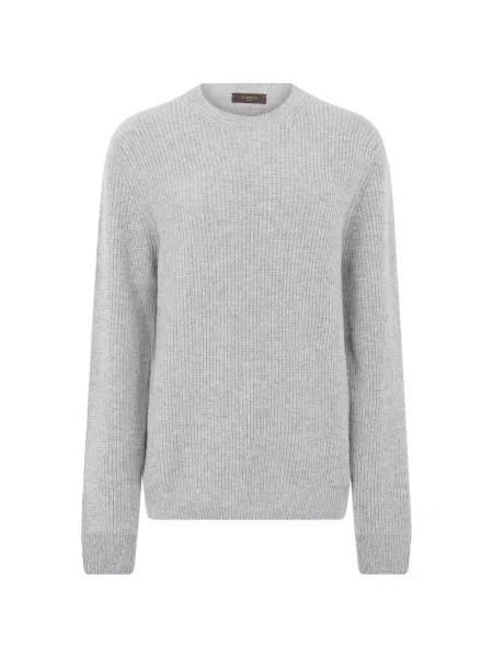Pulover Slowear cu decolteu rotund gri