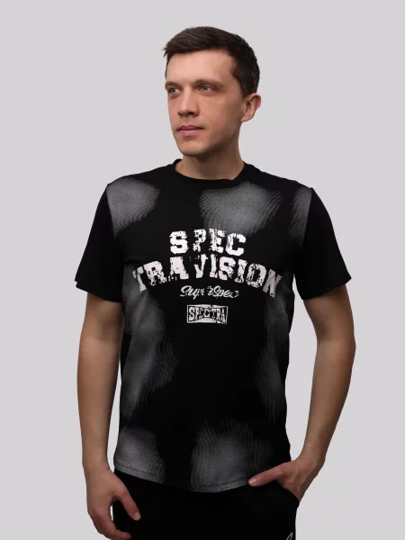 Футболка LUMO віскоза/поліестер чорний