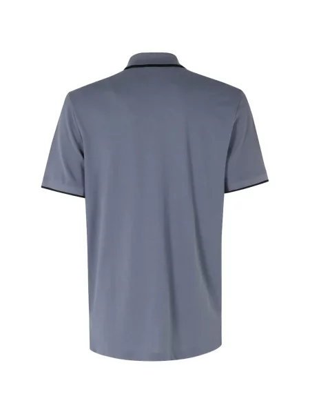 Tricou polo Boss cu imagine albastru
