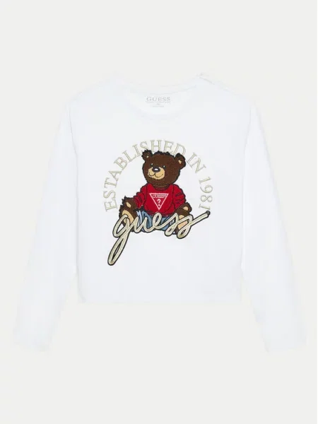 Guess Блузка Boxy Fit білий