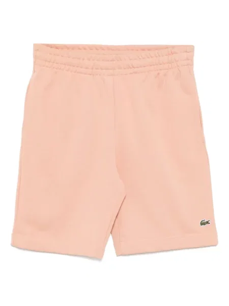 Fleecové kraťasy Lacoste růžové