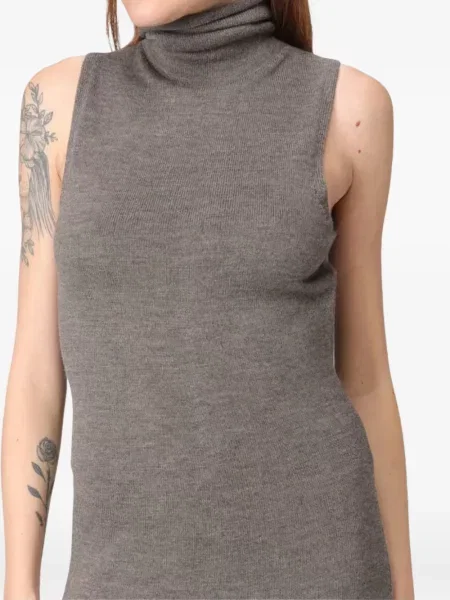 Rochie maxi Staud de costum maro