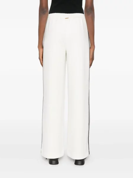 Pantaloni Twinset cu dungi alb