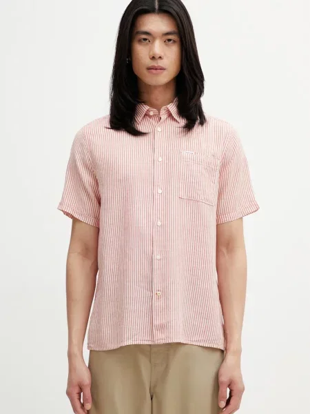 Barbour koszula z dodatkiem lnu