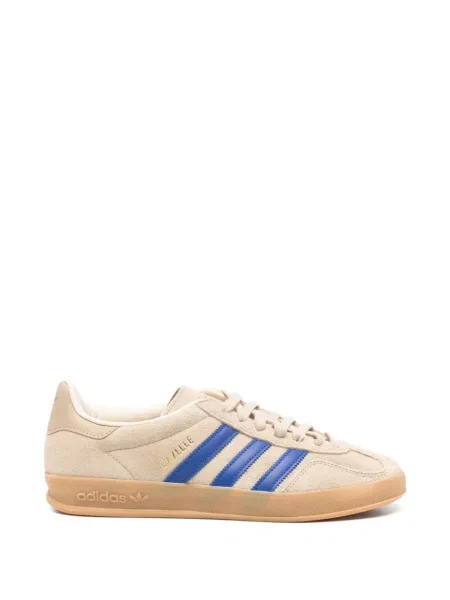Pruhované tenisky Adidas Samba s potiskem bílé