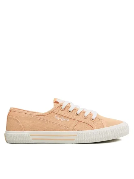 Ниски кецове Pepe Jeans BRADY BASIC W оранжево