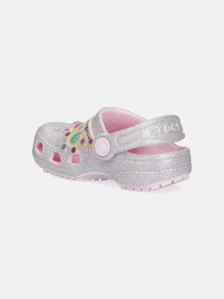 Crocs шльопанці із закритими пальцями дитячі CLASSIC IAM PRINCESS CLOG T