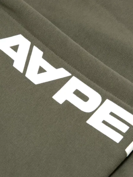 Суичър с качулка Aape By *a Bathing Ape® с качулка с принт зелено