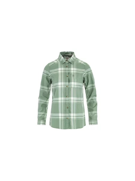 Fjällräven Övik Lite Flannel Shirt W Kobiety Koszula Fjällräven Size: XS zielony