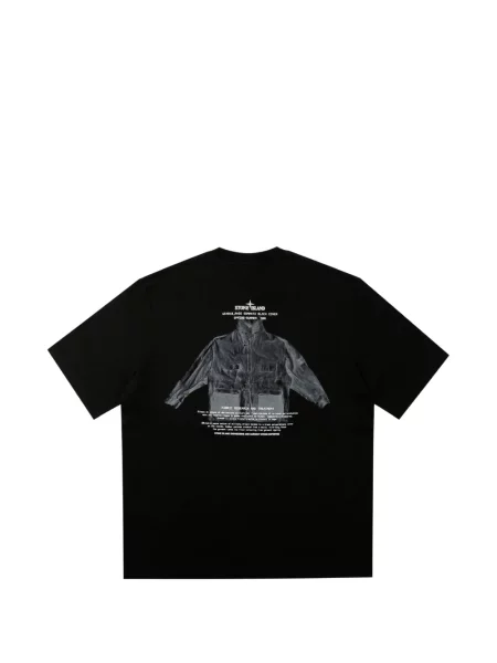 Tricou Stone Island cu imagine negru