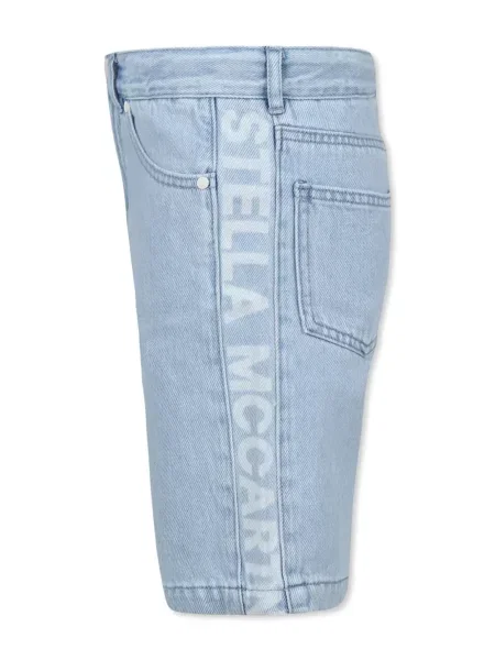 Szorty dziecięce Stella Mccartney niebieskie