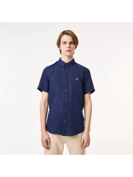 Рубашка Lacoste синяя