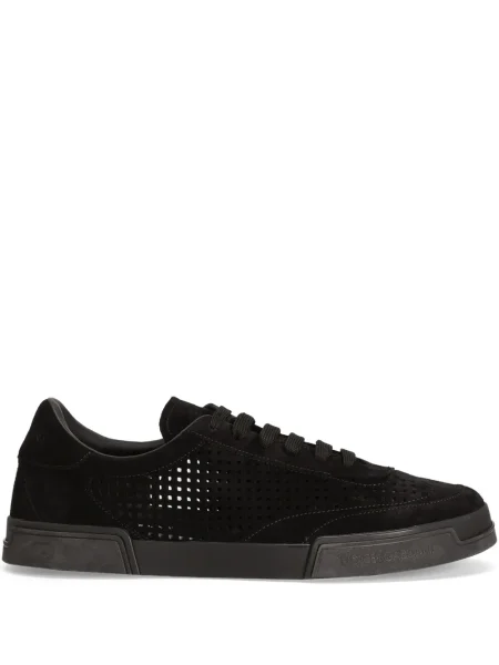 Sneakerși Dolce & Gabbana din piele de căprioară negru