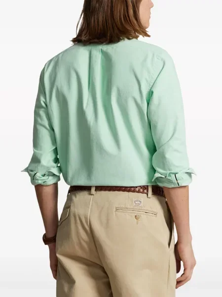Ursuleț de pluș tricou polo Polo Ralph Lauren din țesătură twill clasic albastru