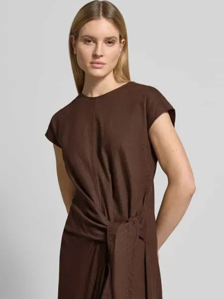 Bluzka lniana z dekoltem w serek Scotch & Soda