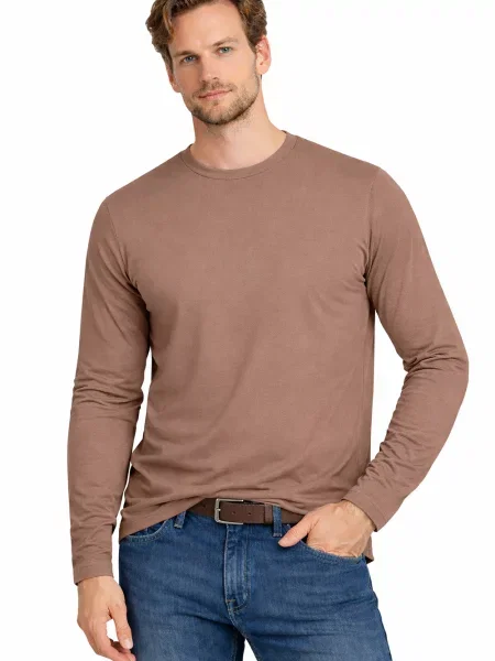 Tricou cu mânecă lungă Fabregas cu mâneci lungi albastru