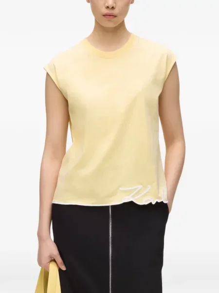 Top Karl Lagerfeld galben