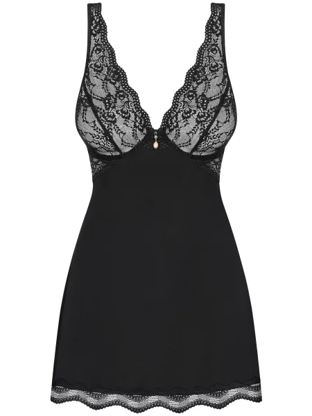 Комплект: бэби-долл и трусики Комплект_Obsessive_Luvae_babydoll чорні