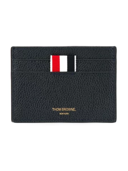 Portfel Thom Browne skórzany niebieski
