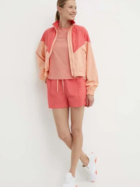 Спортивна куртка Casall Color Block перехідна oversize помаранчевий