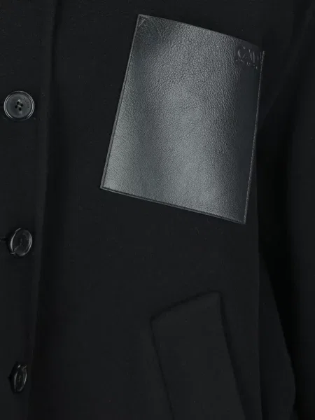 Geanta de piele Loewe negru