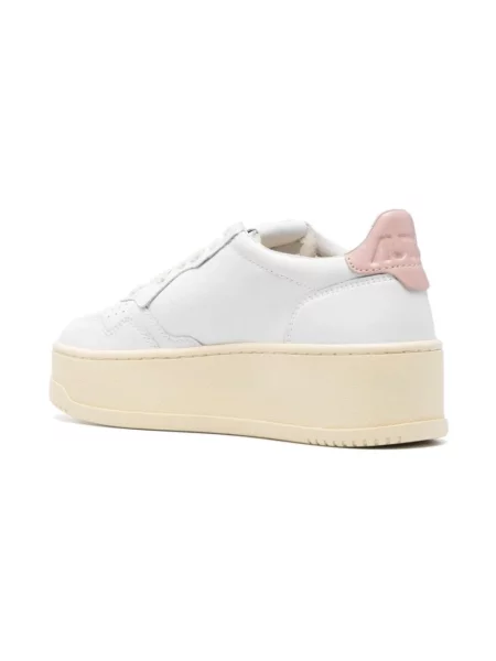Sneakersy Autry na platformie białe