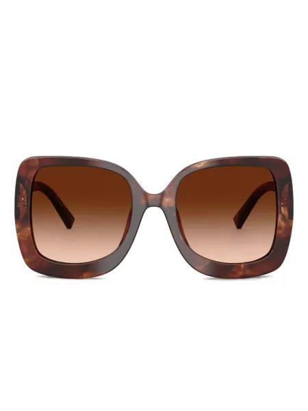 Ochelari de soare Dolce & Gabbana Eyewear cu imprimeu geometric maro