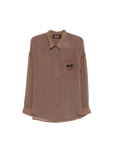 Koszula Bazar Deluxe brązowa