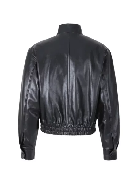 Geanta de piele Jil Sander negru