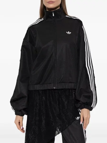 Hanorac Adidas cu broderie retro alb