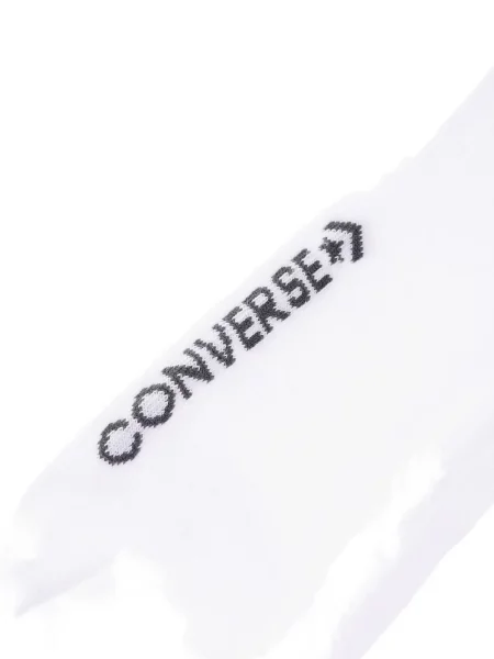 Čarape Converse s autogramom karirane smeđa