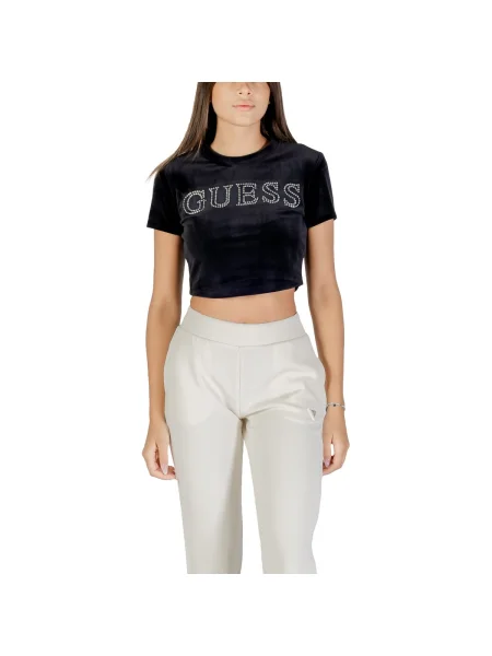 GUESS Tricou / argintiu negru