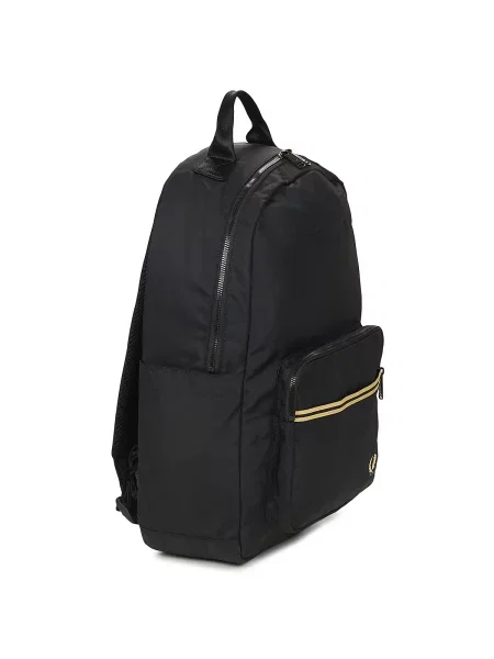 FRED PERRY Tipped Tape Backpack Black Universal černý