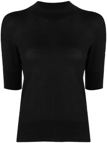 Top Jil Sander scurt negru