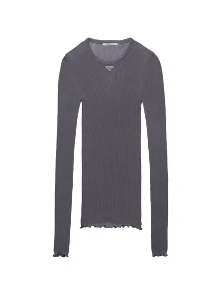 Top Prada tricotate gri