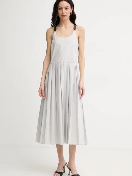 Max&Co. rochie plisată cu MCORIBES gri