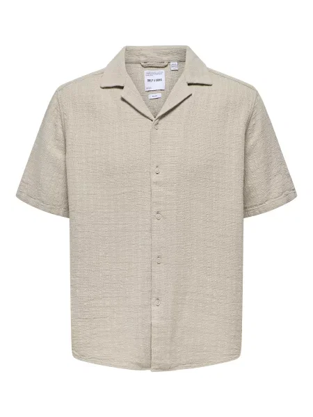 Only & Sons Cămașă ONSLATHAM' gri