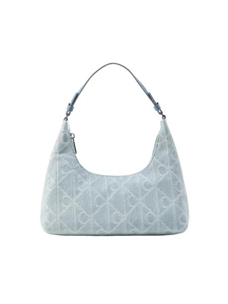 Calvin Klein Torba za na rame traper / bijela plavi