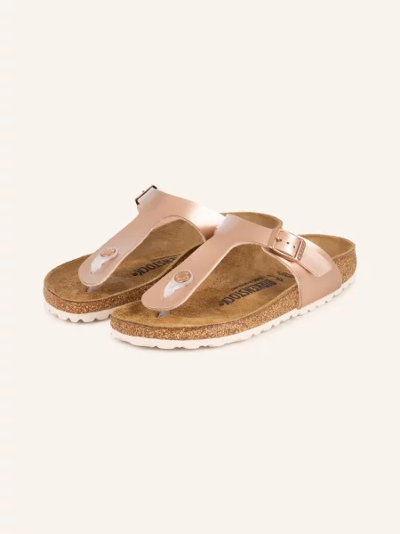 Birkenstock Žabky Gizeh růžového zlata růžové