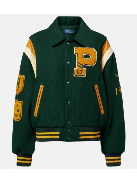 Geanta de piele Polo Ralph Lauren verde