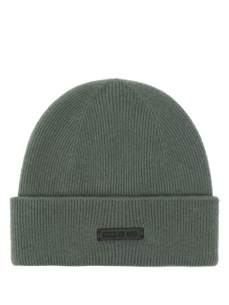 Kašmírový čepice Fear Of God zelený