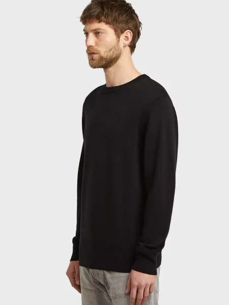 Шерстяной свитер G-star Raw черный