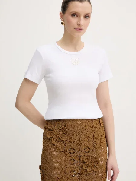 Pinko tricou pentru femei din cu alb