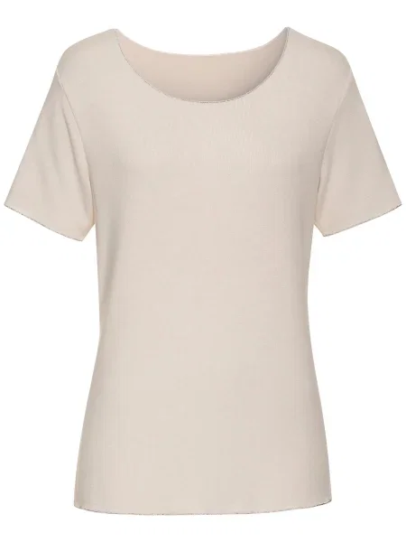 LASCANA Pulover nisipiu argintiu